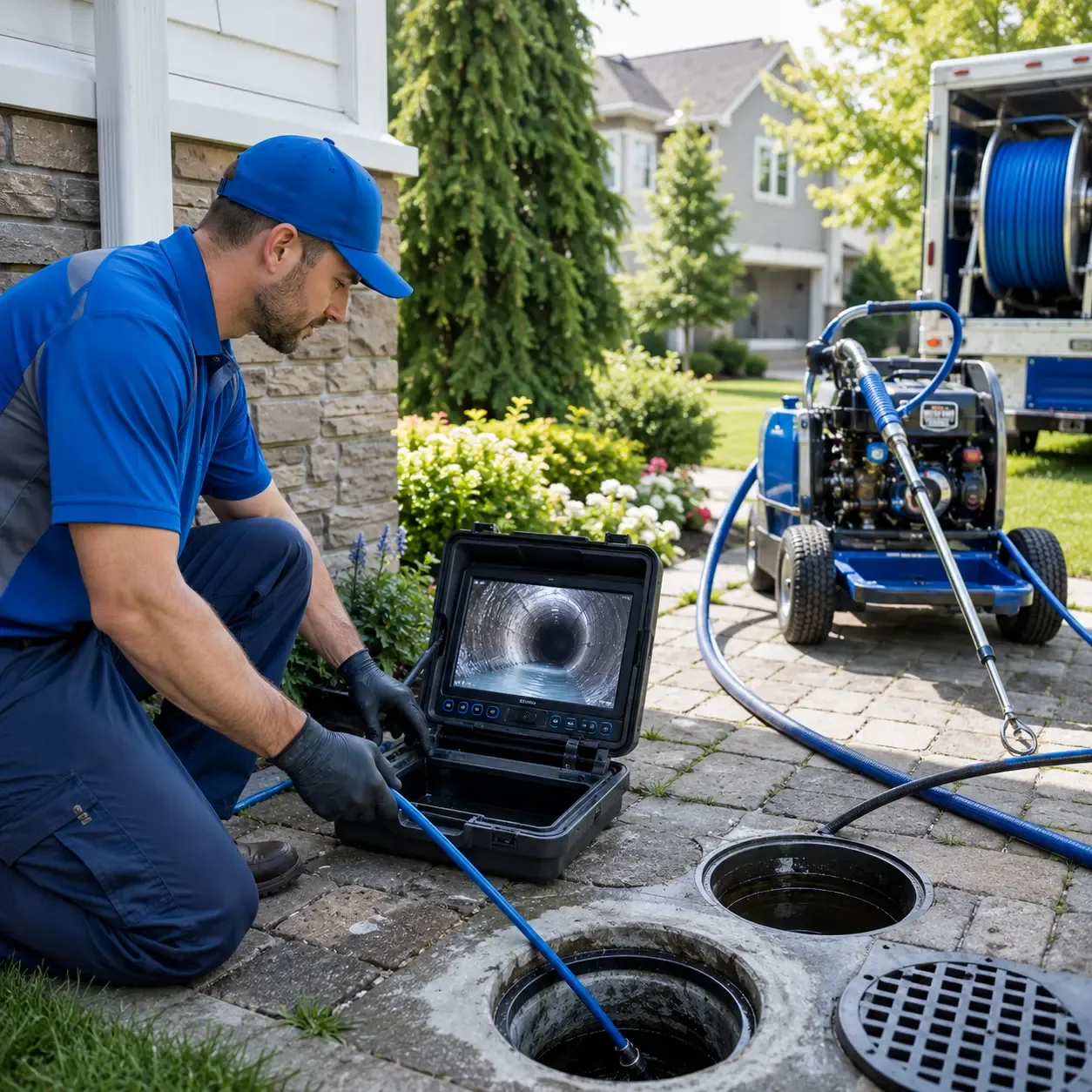 Outdoor drain cleaning professionals serving New Cumberland, PA
